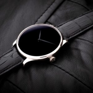 H.Moser&CIE black watch